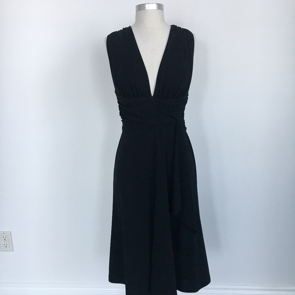 WHBM Backless Black Cocktail Dress - Picture 1 of 6